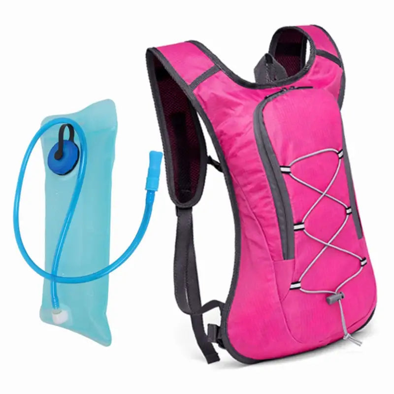 Backpack cooler with hydration pack - Pink And Water Bag