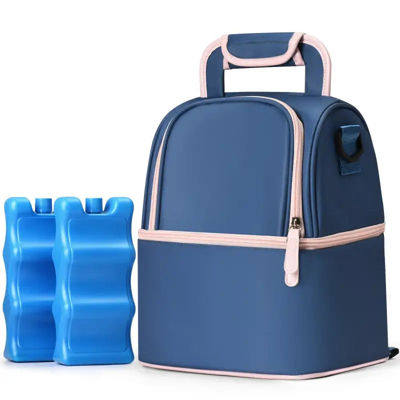 Backpack cooler with ice pack - Blue