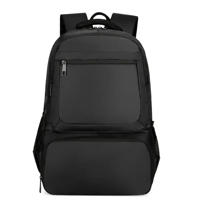 Backpack cooler with lunch box - Black
