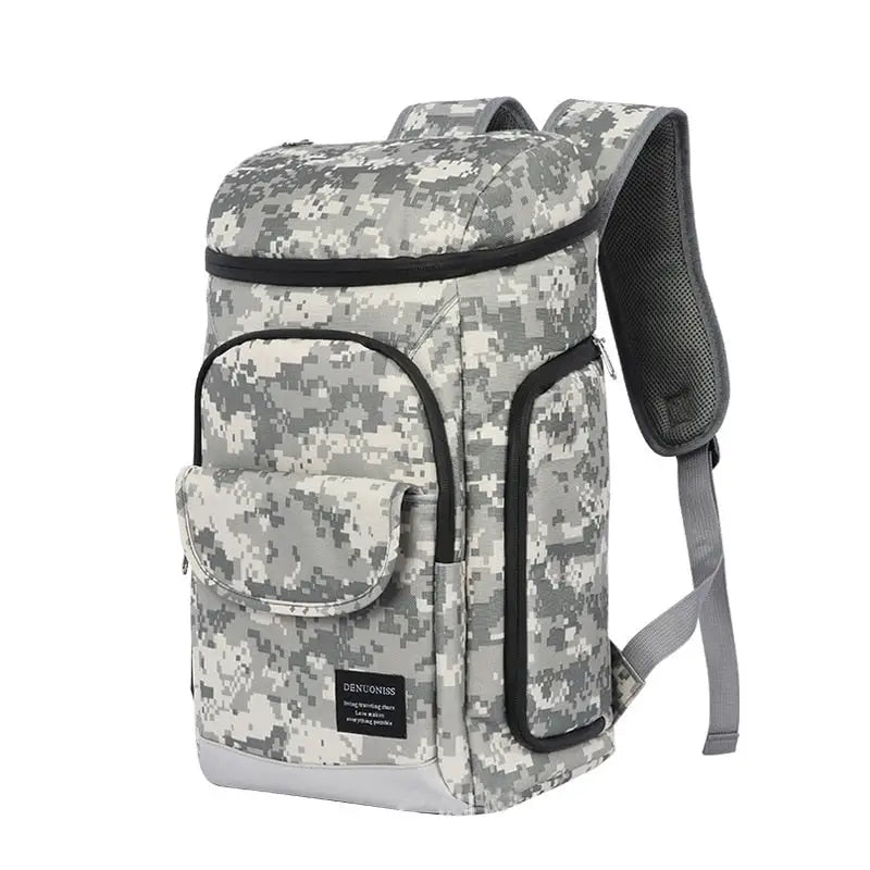 Backpack Cooler With Waterproof Lining - Camouflage
