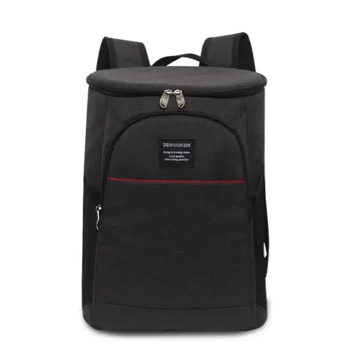 Backpack with Cooler Compartment - Black