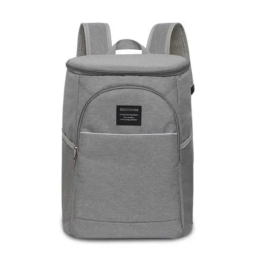 Backpack with Cooler Compartment - Gray