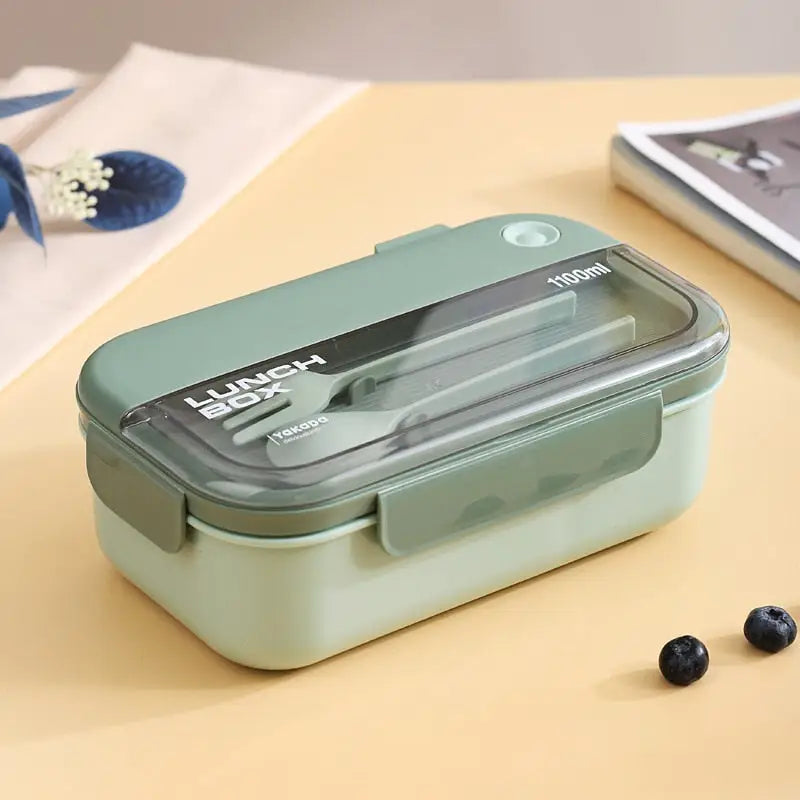 Bento Box for Hot Food - Rectangle Green