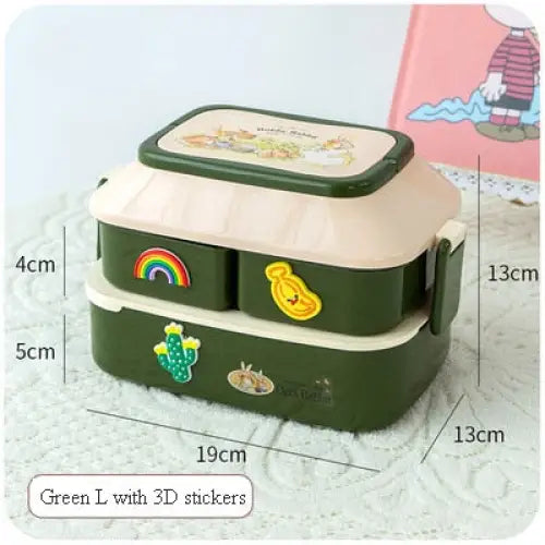 Bento Box Kids Lunch - 1000ml Green L