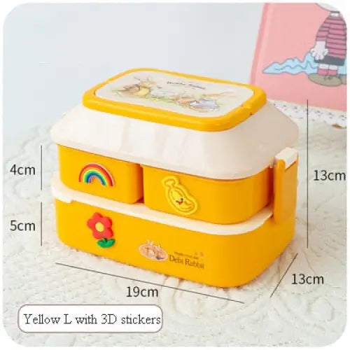 Bento Box Kids Lunch - 1000ml Yellow L