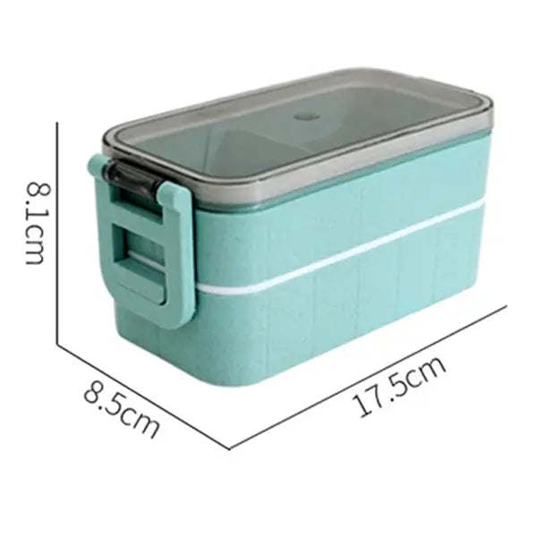 Bento Boxes for Adults - Two-Layer-Blue