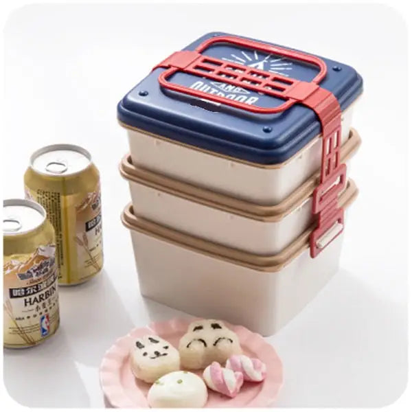 Bento Lunch Box Adults - Blue