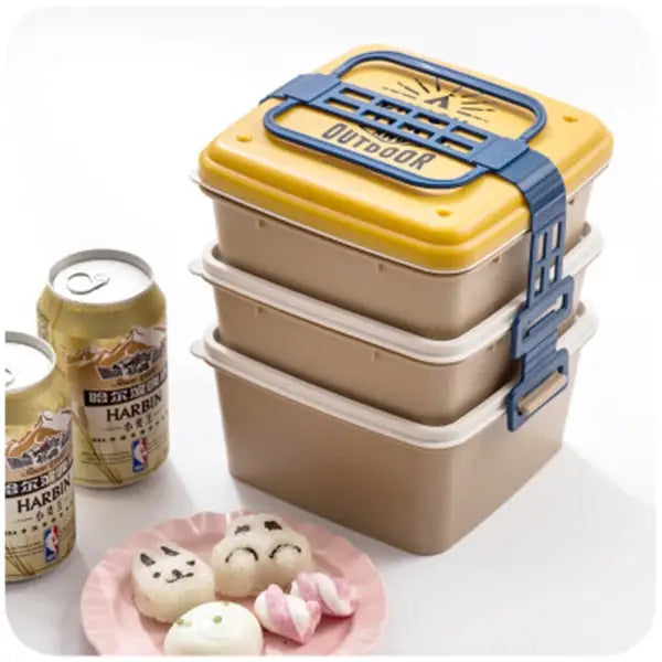 Bento Lunch Box Adults - Yellow
