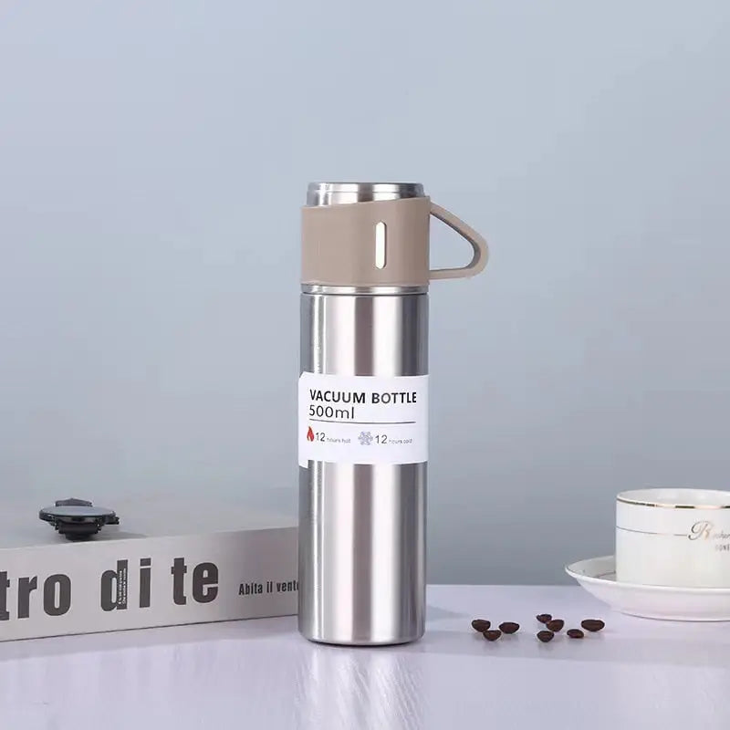 Big Coffee Thermos - 500ML / Silver