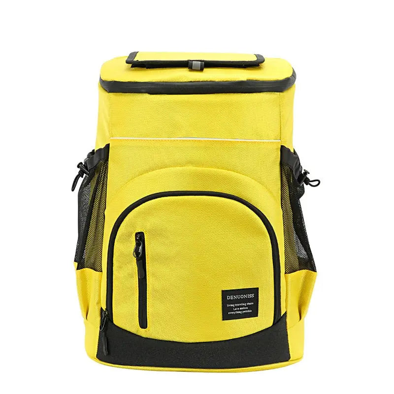 Camping Backpack Cooler - Dynamic Yellow