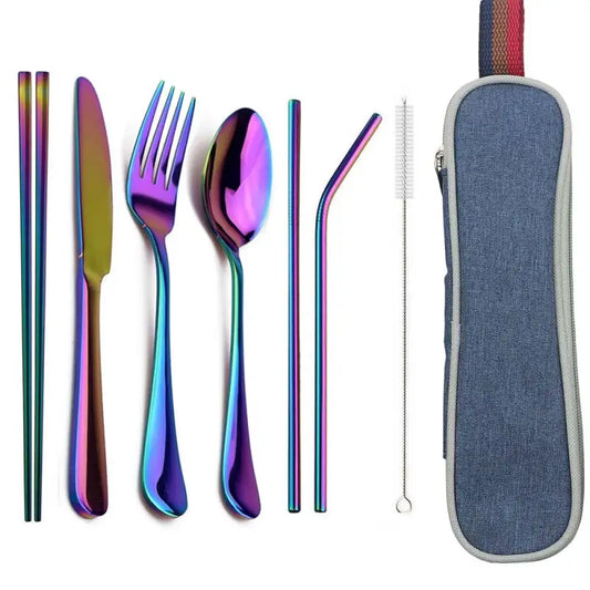 Camping Utensils - Blue