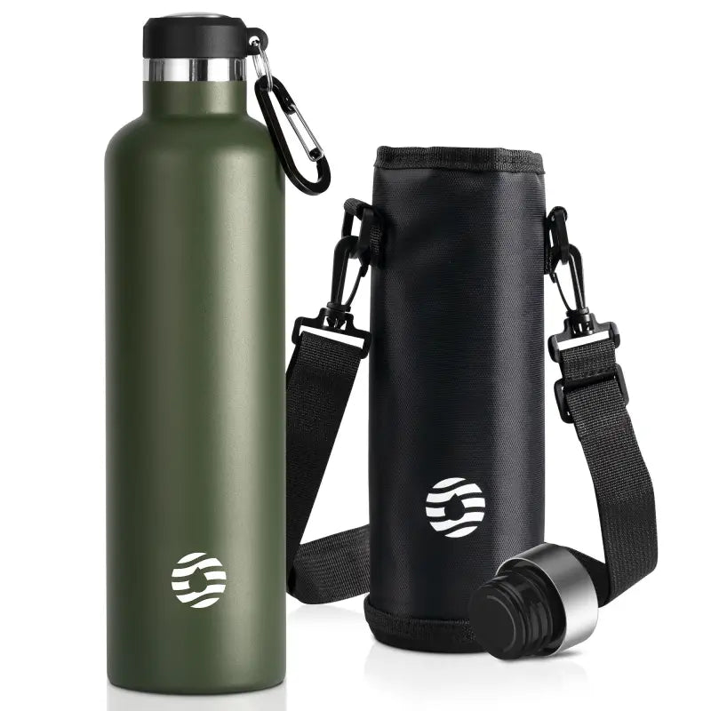 Coffee Insulated Thermos - 1000ml / Army Green