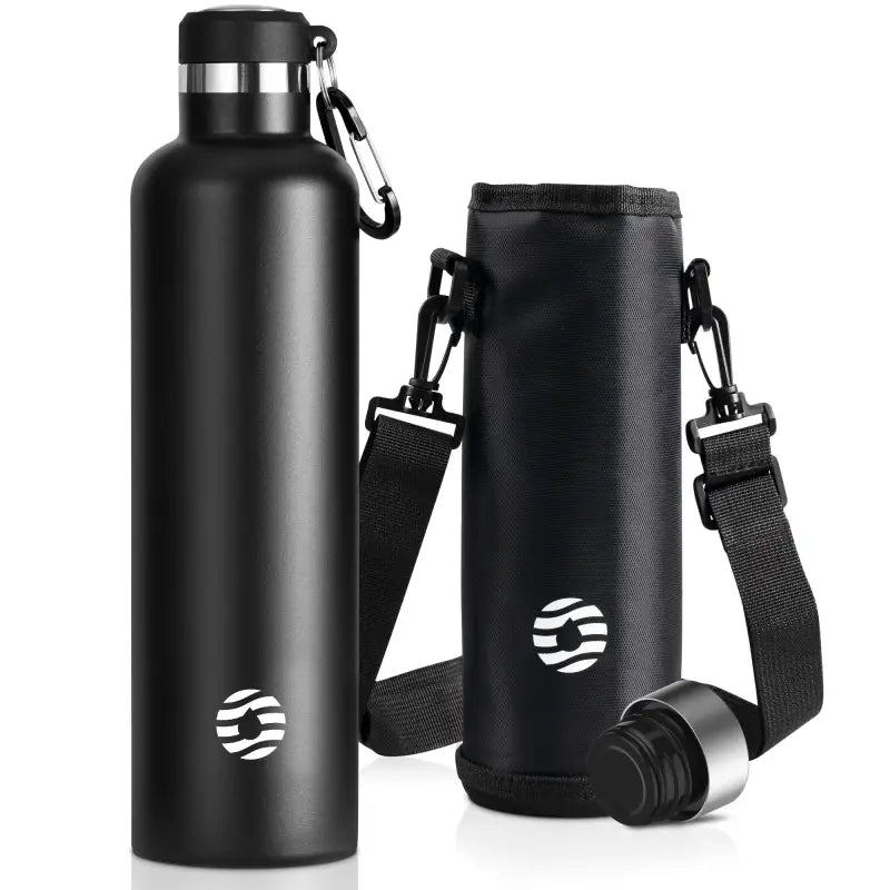 Coffee Insulated Thermos - 1000ml / Black