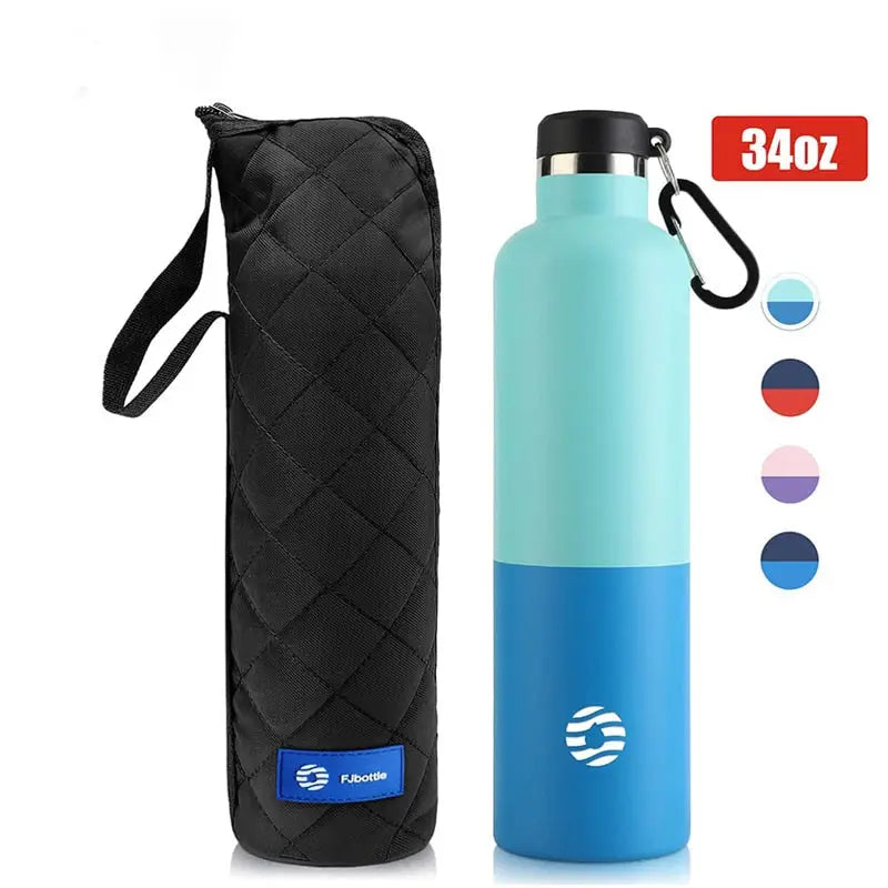 Coffee Insulated Thermos - 1000ml / Forest Green Blue