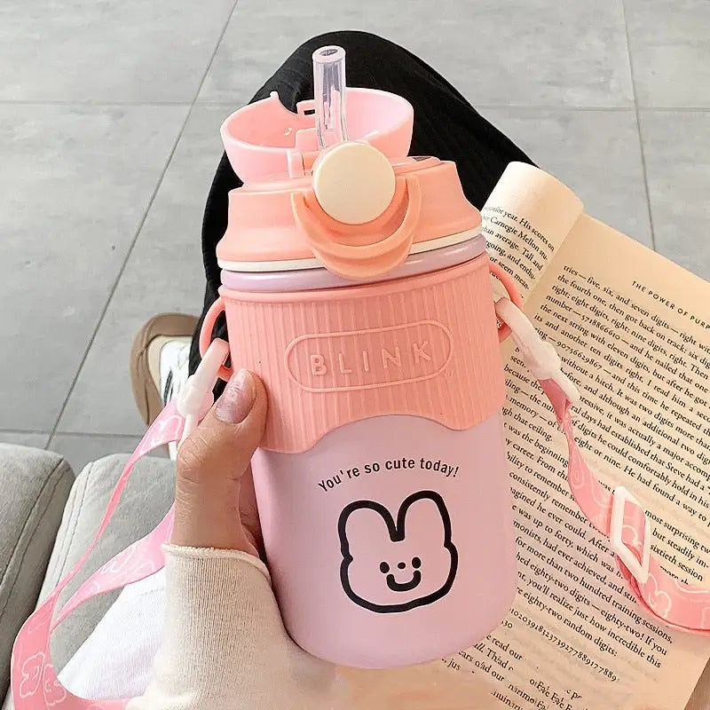 Cold Coffee Thermos - 480ml / Pink