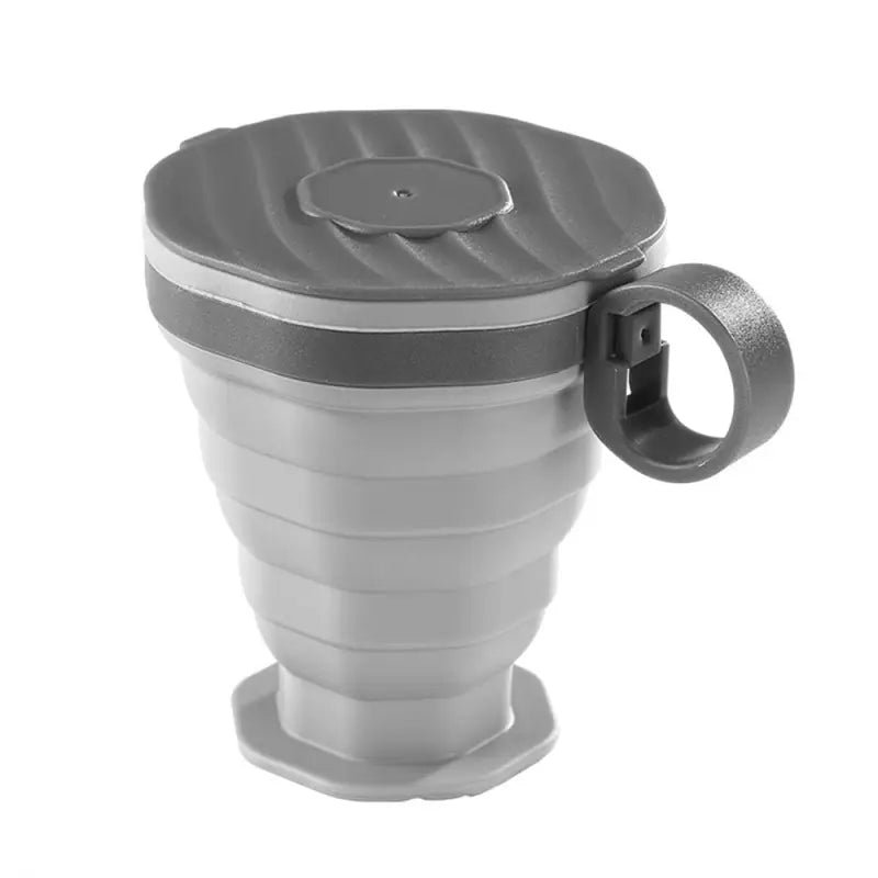 Collapsible Cup Water Bottle - Grey