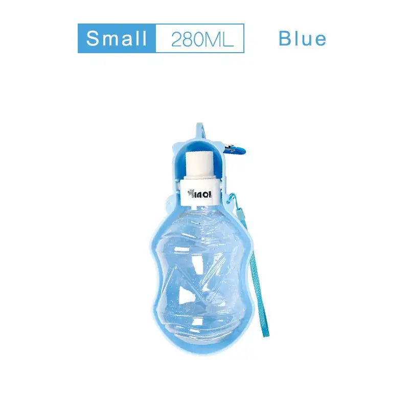 Collapsible Pet Travel Water Bottle - 280 ML Blue