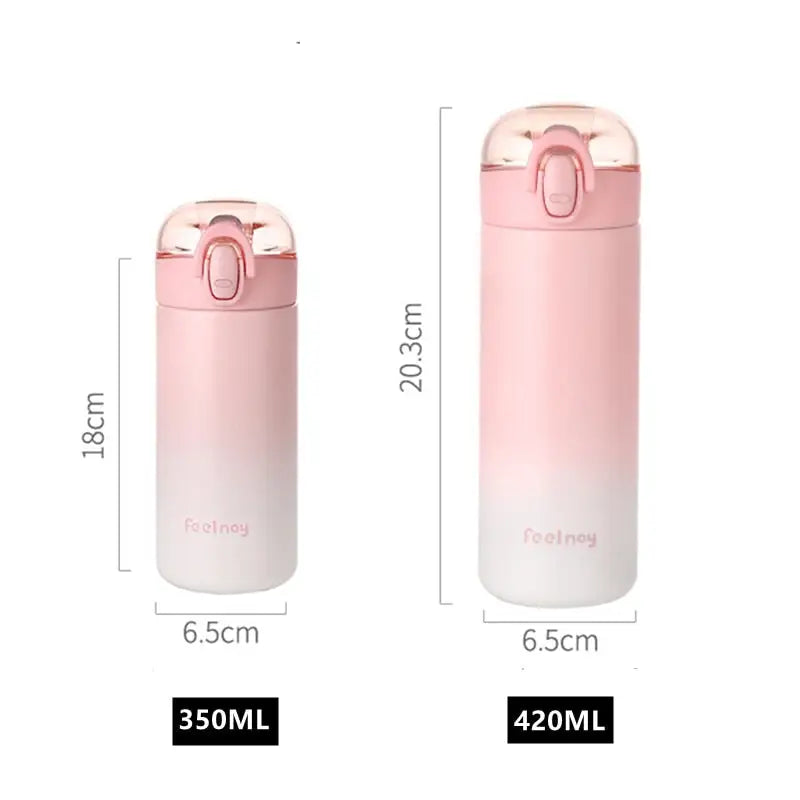 Color Changing Stainless Steel Water Bottle