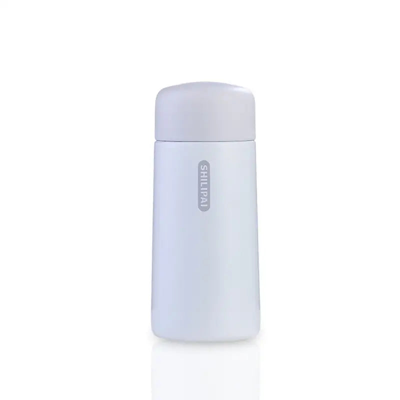 Compact Stainless Steel Water Bottle - White