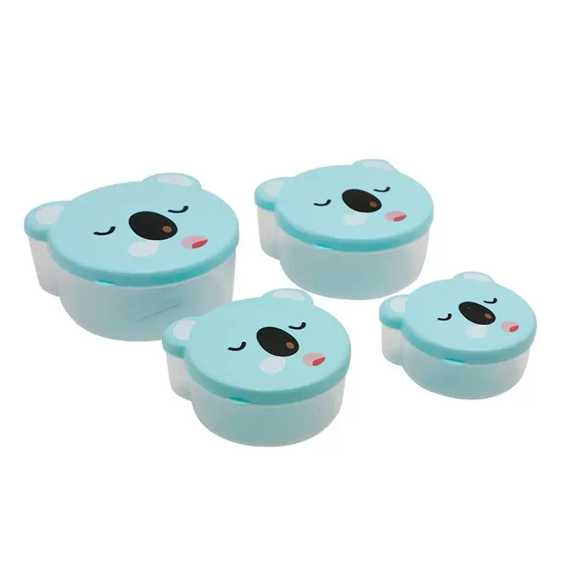 Cute Baby Snack Containers - Blue