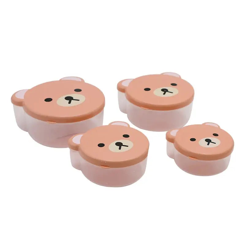 Cute Baby Snack Containers - Pink