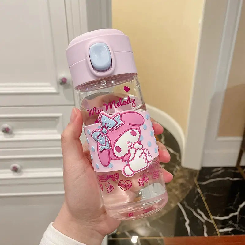 Cute Cinnamoroll Kids Water Bottle - Pink