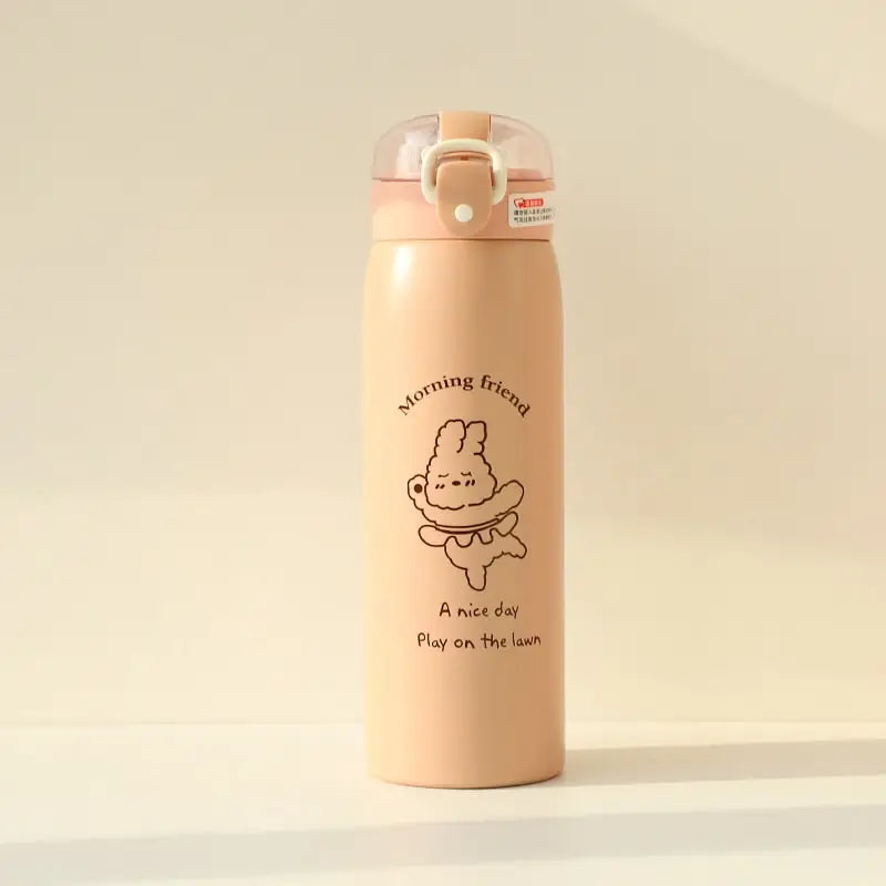 Cute Coffee Thermos - Pink / 350ml