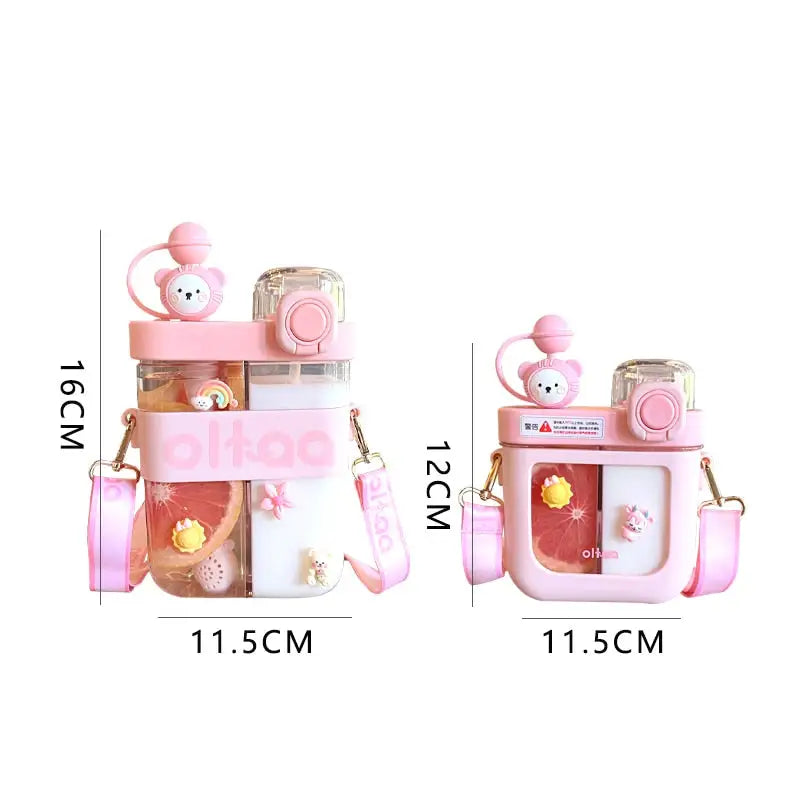 Cute Double Kids Water Bottle