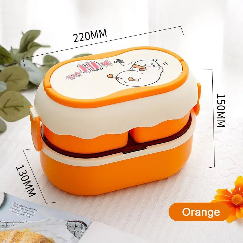 Cute Get Bento - Orange / 1600ml