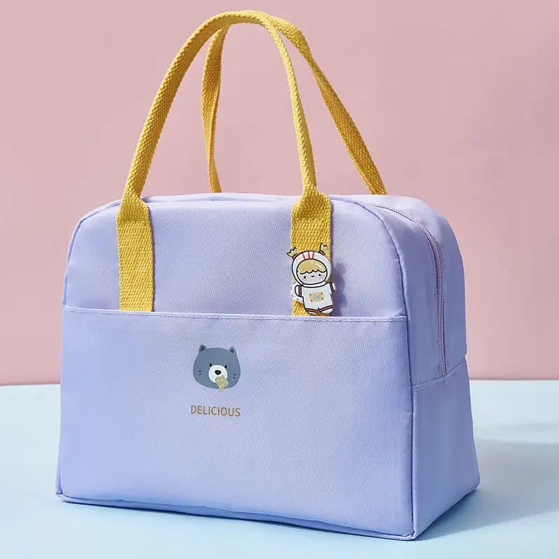 Cute Lunch Bags - Purple