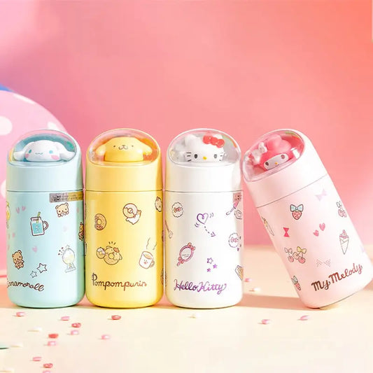 Cute Mini Cartoon Thermos Bottle