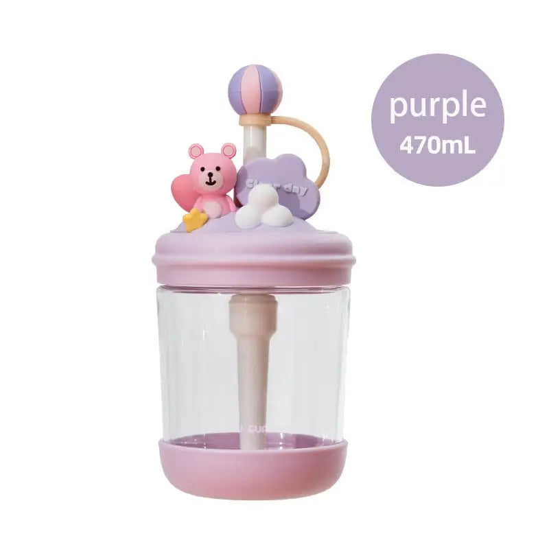 Cute Portable Kids Water Bottle - United States / Without