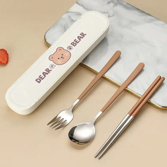 Cute Portable Utensils Kit