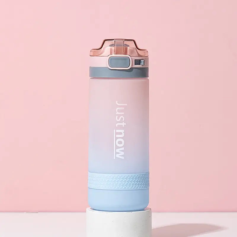Cute Sports Water Bottle - 500ml / Blue