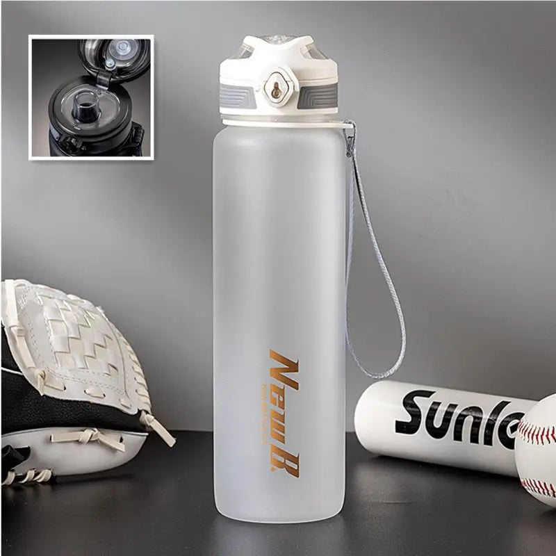 Cycling Sports Water Bottle - 650ml / White
