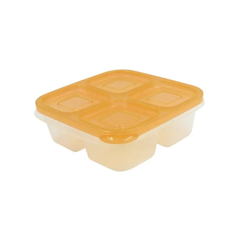 Divided Snack Containers - Orange