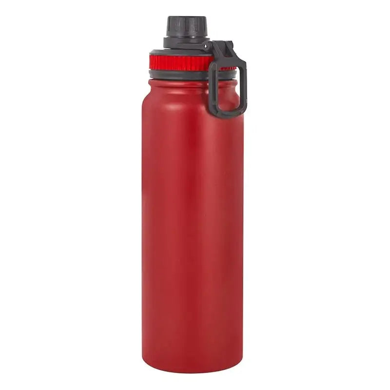 Double Wall Stainless Steel Water Bottle - 600ml / Red