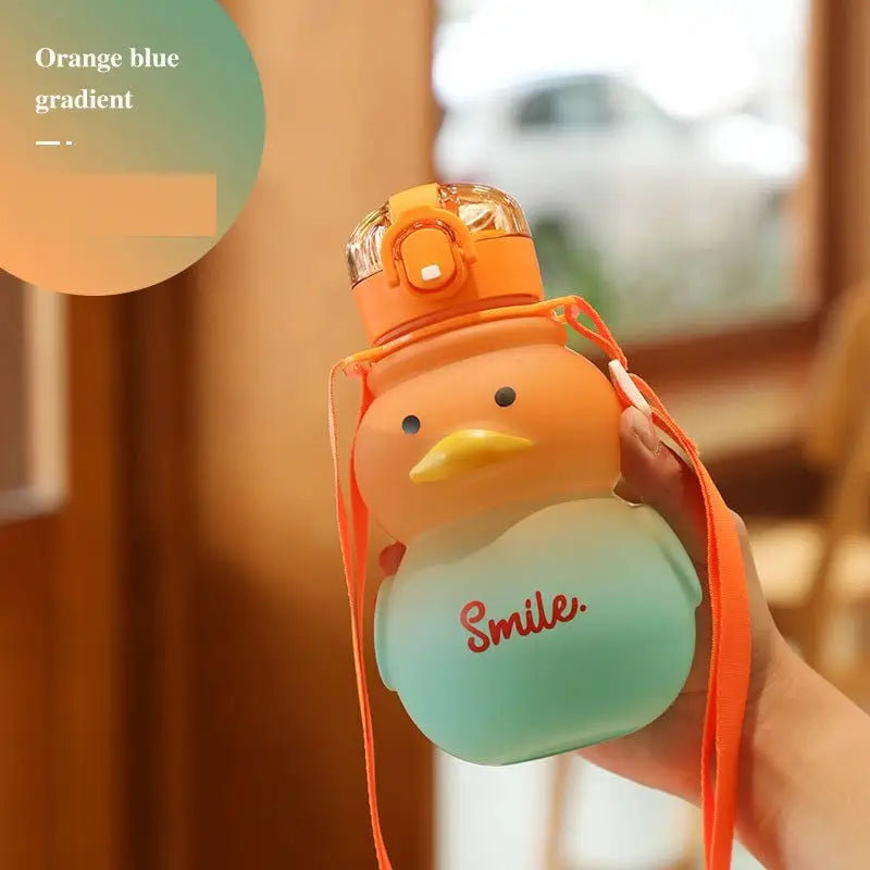 Duck Kids Water Bottle - 650ml-1000ml / Orange