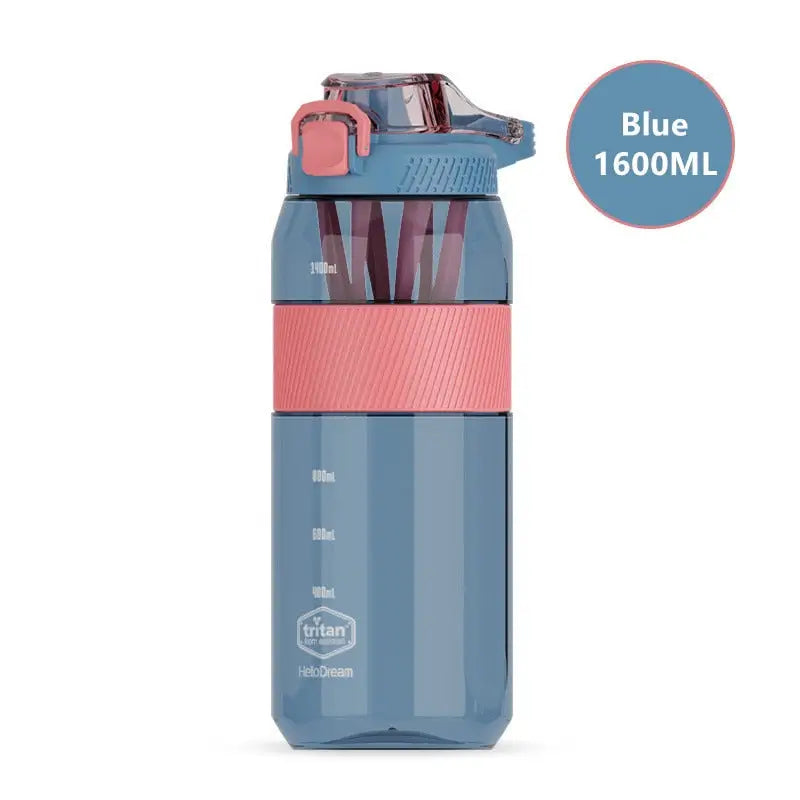 Durable Outdoor Sports Water Bottle - 1600ml Blue