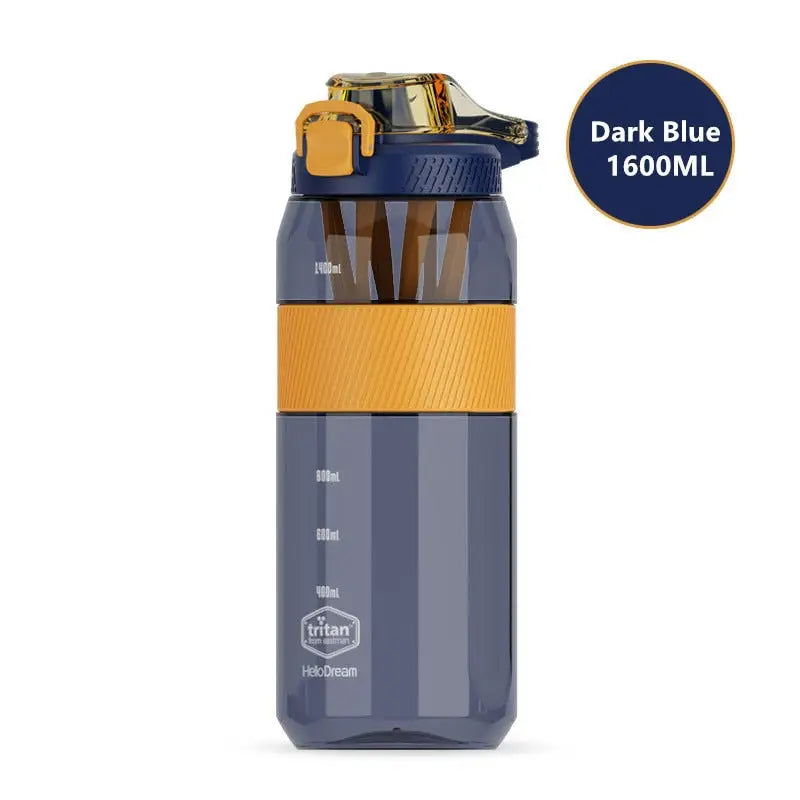Durable Outdoor Sports Water Bottle - 1600ml Dark Blue