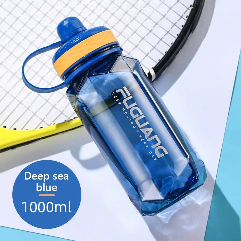 Durable Sports Water Bottle - Blue 1000ml