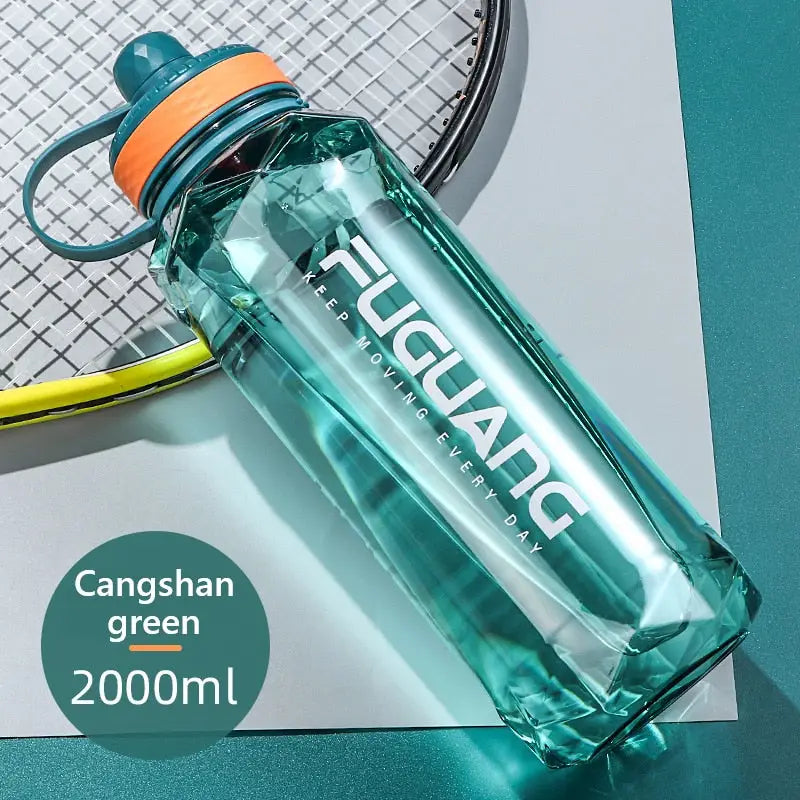 Durable Sports Water Bottle - Green 2000ml