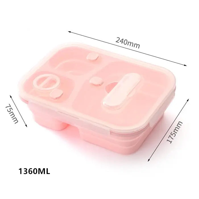 Eco Friendly Lunchbox - 3 Pink