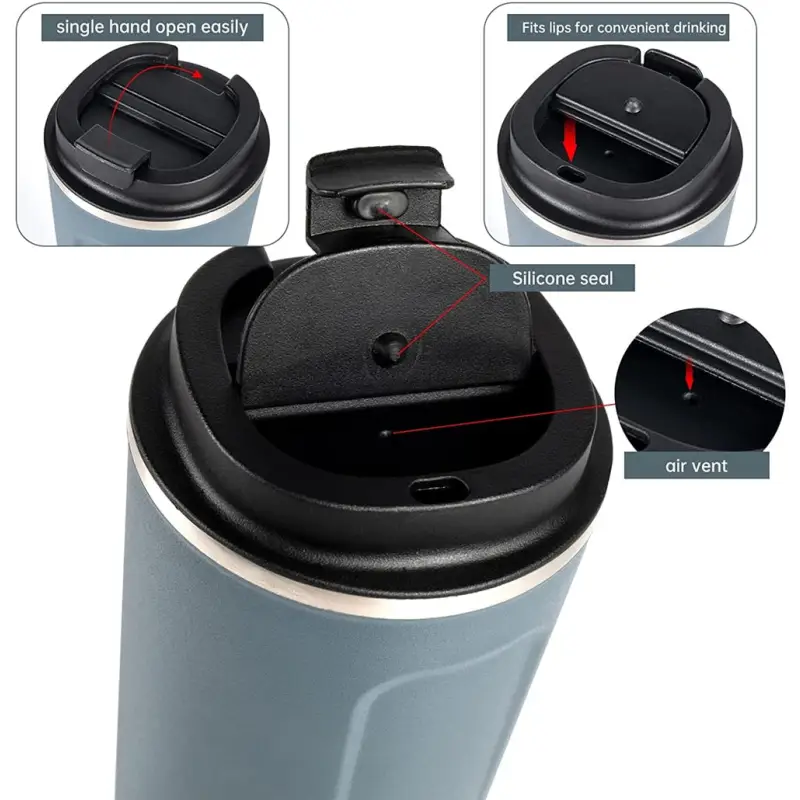 Elegant Coffee Thermos Mug