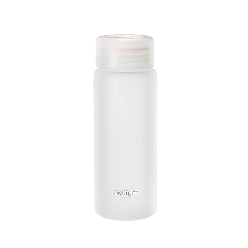Frosted Glass Water Bottle - 420ml / Pink