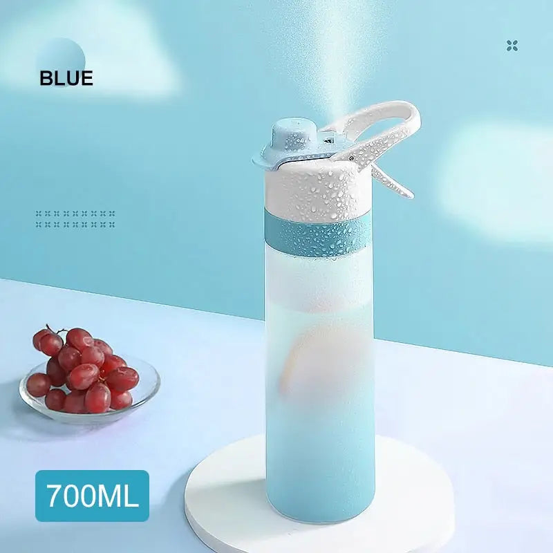 Frosted Gradient Sports Water Bottle - 700ml / Blue