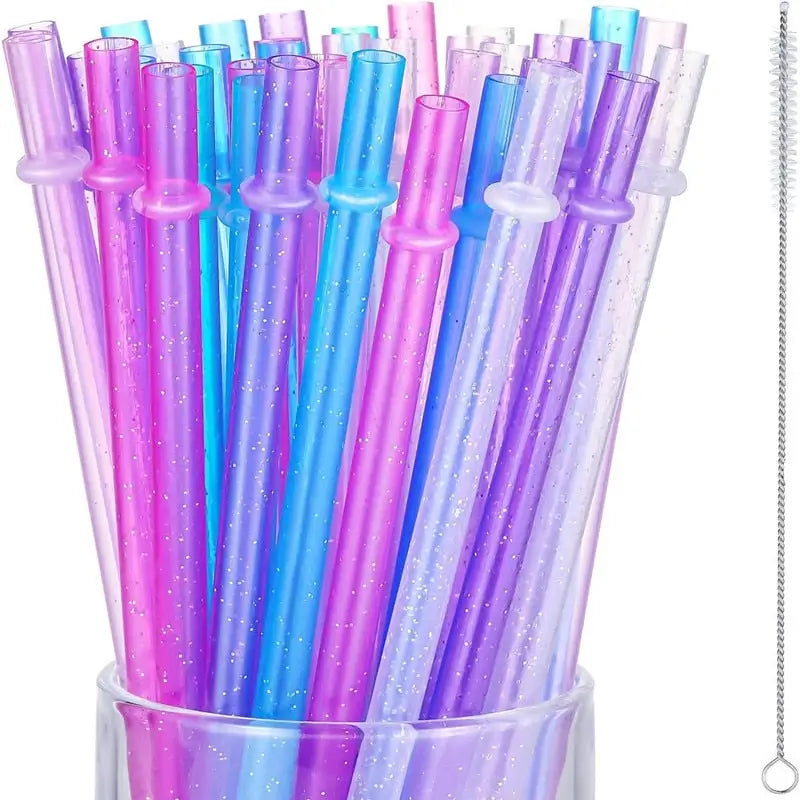 Glitter Reusable Straws