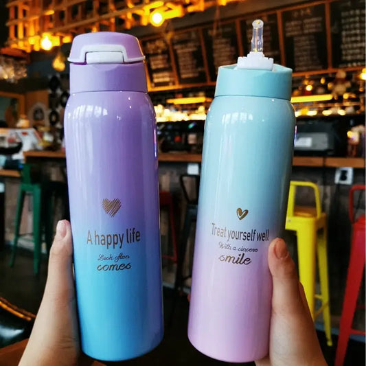 Gradient Stainless Steel Water Bottle