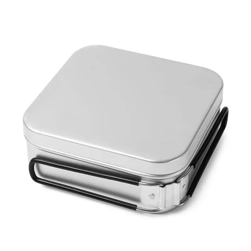 Gray Lunchbox - White