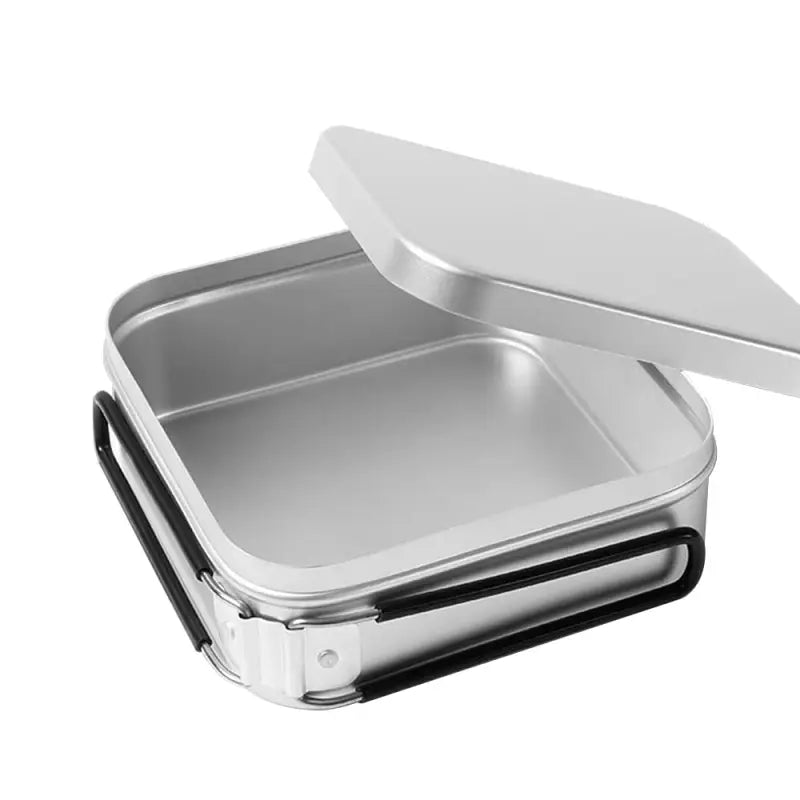 Gray Lunchbox - White